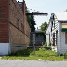 Former PRR spur on west side of